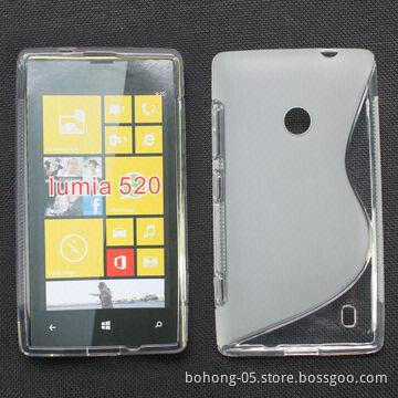 Case for Nokia Lumia 520, Made of TPU, Various Colors are Available